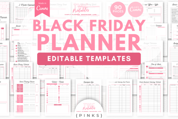 Download Black Friday Planner Canva Templates /7 - Va templates Collection