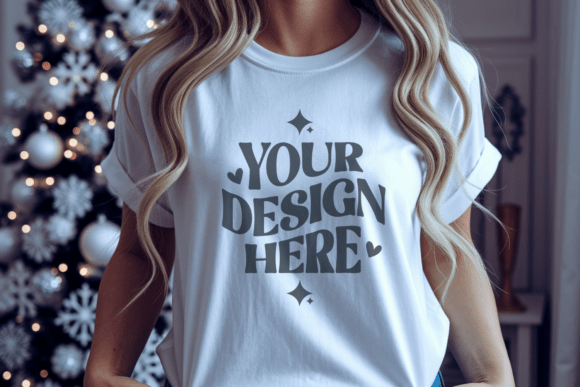 Download Holiday Bella Canvas Shirt Mockup - Premium Resources